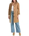 Allsaints Serra Reversible Shearling Coat In Brown