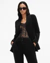 Allsaints Sevenh Cord Blazer In Black
