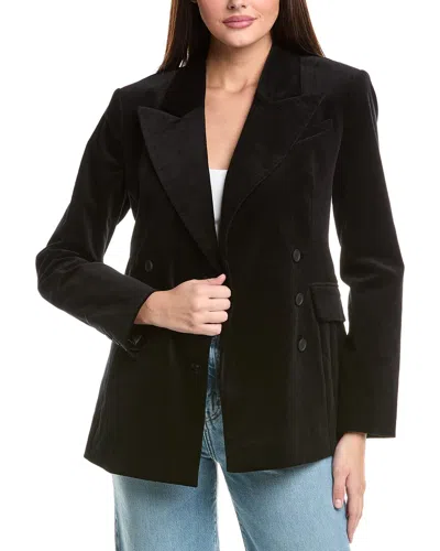 Allsaints Long-sleeved Suit Coat In Black