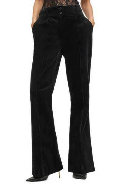 Allsaints Sevenh Corduroy Flare Pants In Black