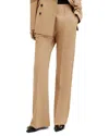 Allsaints Sevenh Creased Pants In Camel