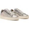 Allsaints Shana Metallic Sneaker In Silver