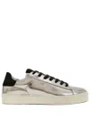 Allsaints Shana Metallic Sneaker In Silber