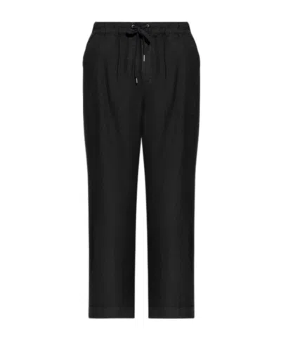 Allsaints Sharp Drawstring-fastening Trousers In Black