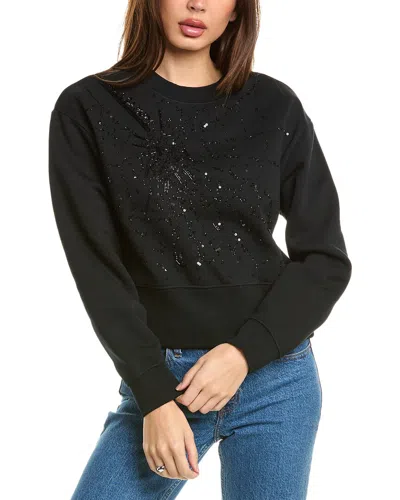 Allsaints Shatter Separo Sweater In Black
