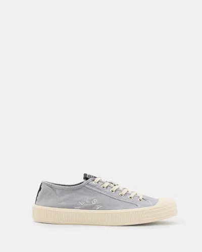 Allsaints Sherman Tierra Low Top Sneakers In Grey