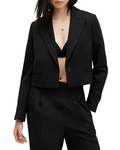 Shop Allsaints Shores Blazer In Black