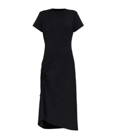 Allsaints Short Sleeve Dress In Black