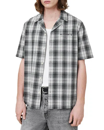 ALLSAINTS SHORT SLEEVE PRINTED LOGO SHIRT