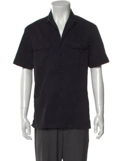 Pre-owned Allsaints Short Sleeve Shirt In Black