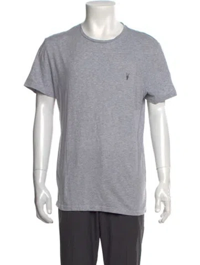 Pre-owned Allsaints Short Sleeve Shirt In Gray