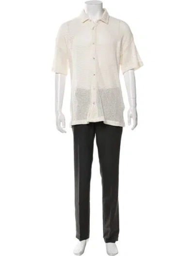 Pre-owned Allsaints Short Sleeve Shirt In Neutrals