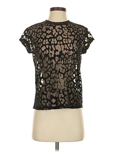 Pre-owned Allsaints Short Sleeve T-shirt In Black