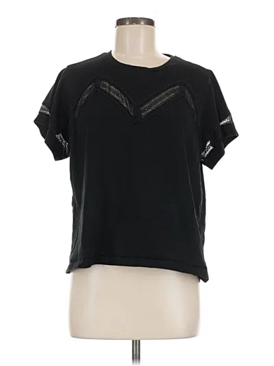 Pre-owned Allsaints Short Sleeve T-shirt In Black