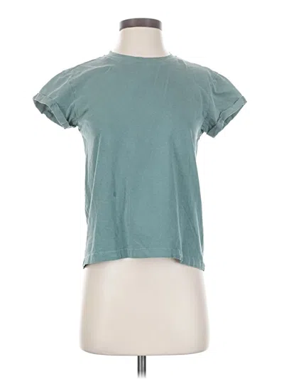 Pre-owned Allsaints Short Sleeve T-shirt In Blue