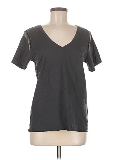 Pre-owned Allsaints Short Sleeve T-shirt In Gray