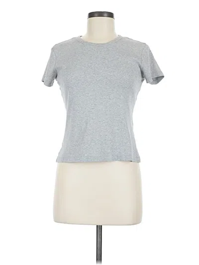 Pre-owned Allsaints Short Sleeve T-shirt In Gray