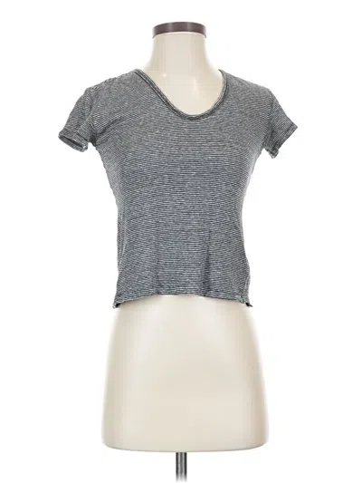 Pre-owned Allsaints Short Sleeve T-shirt In Gray