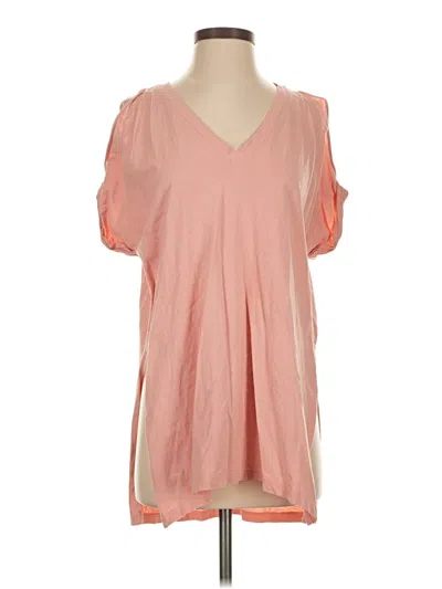 Pre-owned Allsaints Short Sleeve T-shirt In Pink