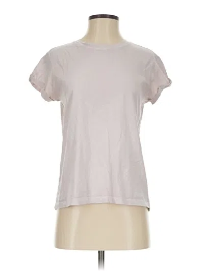 Pre-owned Allsaints Short Sleeve T-shirt In Silver