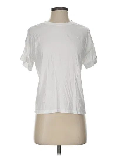Pre-owned Allsaints Short Sleeve T-shirt In White