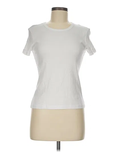 Pre-owned Allsaints Short Sleeve T-shirt In White