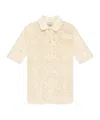 Allsaints Milly Crochet Top In Nude