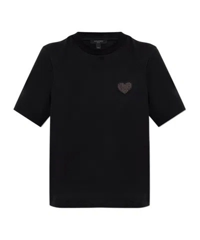 Allsaints Short-sleeved T-shirt In Black