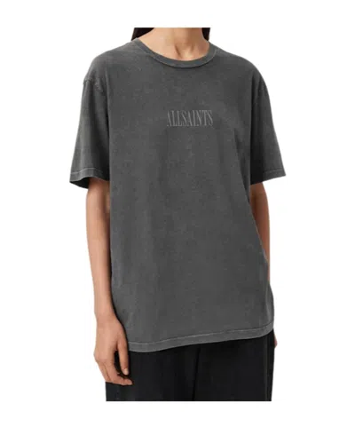 Allsaints Short-sleeved T-shirt In Black