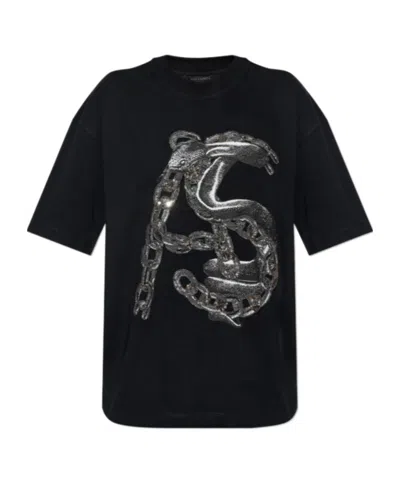Allsaints Short-sleeved T-shirt In Black