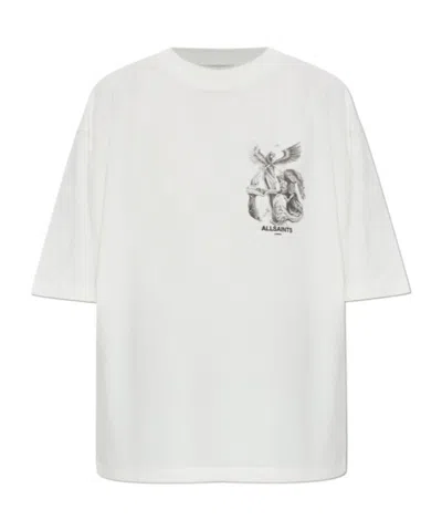 Allsaints Short-sleeved T-shirt In White