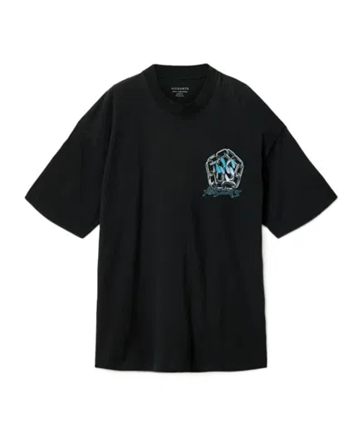 Allsaints Short-sleeved T-shirt In Black