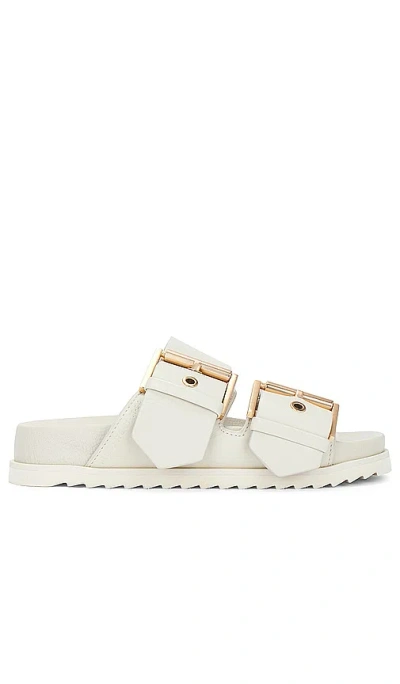 Allsaints Sian Leather Sandals In White