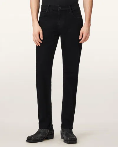 Allsaints Sid Comfort Denim Skinny Jeans In Black