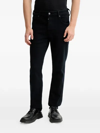 Allsaints Sid Logo-patch Jeans In Multi