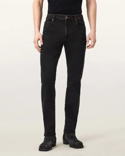 Allsaints Sid Ultra Skinny Jeans In Black