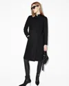Allsaints Sidney Wool Cashmere Blend Tailored Coat In Black