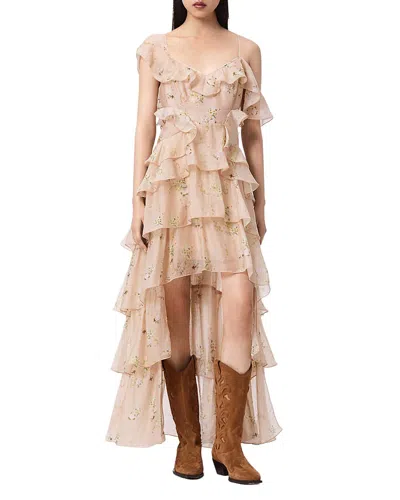 Allsaints Sienna Dress In Neutral
