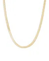 Allsaints Signature Snake Chain Collar Necklace In Gold Tone, 15.5 In Gold