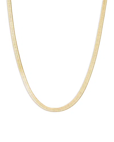 Allsaints Signature Snake Chain Collar Necklace In Gold Tone, 15.5
