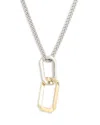 Allsaints Hex Charm Pendant Necklace In Multi