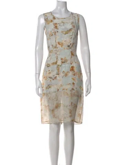 Pre-owned Allsaints Silk Knee-length Dress