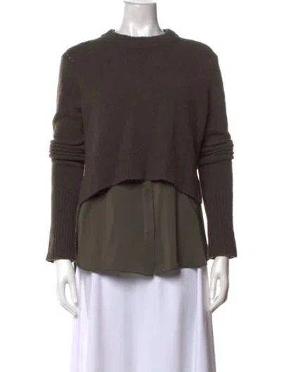Pre-owned Allsaints Silk Midi Length Dress In Green