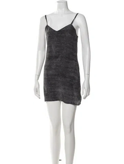 Pre-owned Allsaints Silk Mini Dress In White