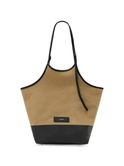 Allsaints Siloh Magazine Shoulder Bag In Brown