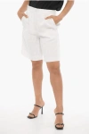 Allsaints Single-pleat Linen Blend Petra Shorts