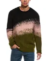 Allsaints Sirus Alpaca & Wool-blend Crewneck Sweater In Green