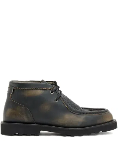 ALLSAINTS SKIFF LEATHER ANKLE BOOTS