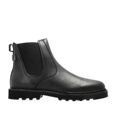 Allsaints Skiff Lug-sole Chelsea Boots In Black