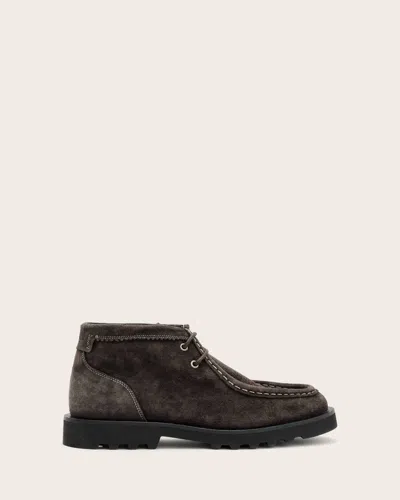 Allsaints Skiff Suede Boots, In Brown